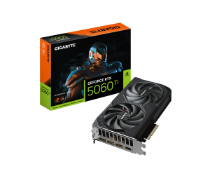 GIGABYTE GeForce RTX 5060 Ti WINDFORCE OC 8G Carte Graphique – 8 Go GDDR7, 128 bits, PCI-E 5.0, 2587 MHz Fréquence du processeur, 3 x DisplayPort, 1 x HDMI, GV-N506TWF2OC-8GD