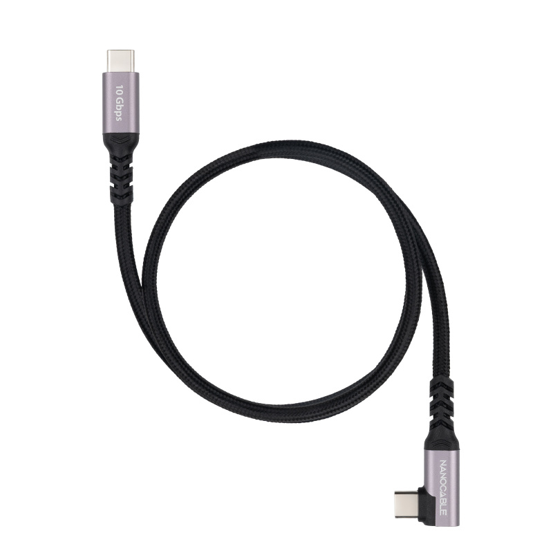 Nanocable 10.01.4702 câble USB USB 3.2 Gen 2 (3.1 Gen 2) 2 m USB C 10 Gbit/s 100 W Noir