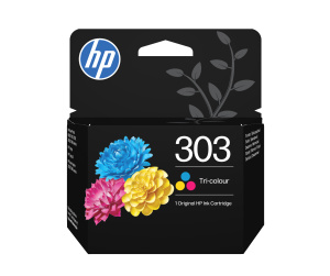 HP Cartouche d’encre 303 trois couleurs authentique
