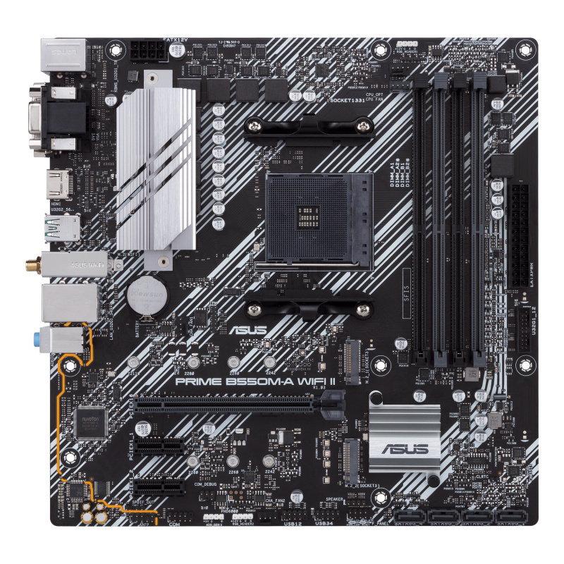 ASUS PRIME B550M-A WIFI II AMD B550 Emplacement AM4 micro ATX