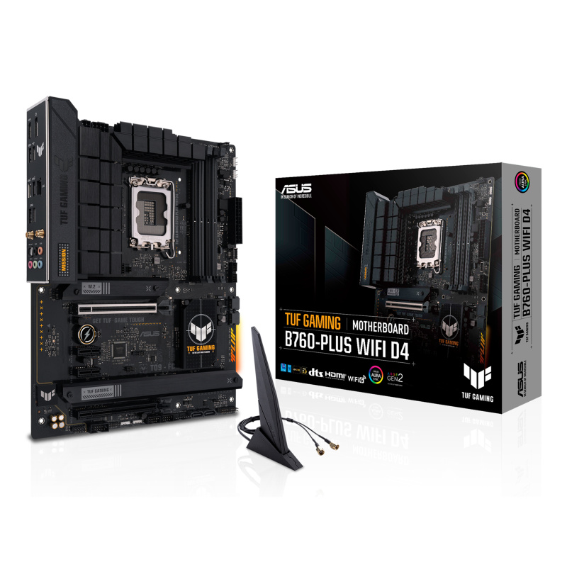 ASUS TUF GAMING B760-PLUS WIFI D4 Intel B760 LGA 1700 ATX