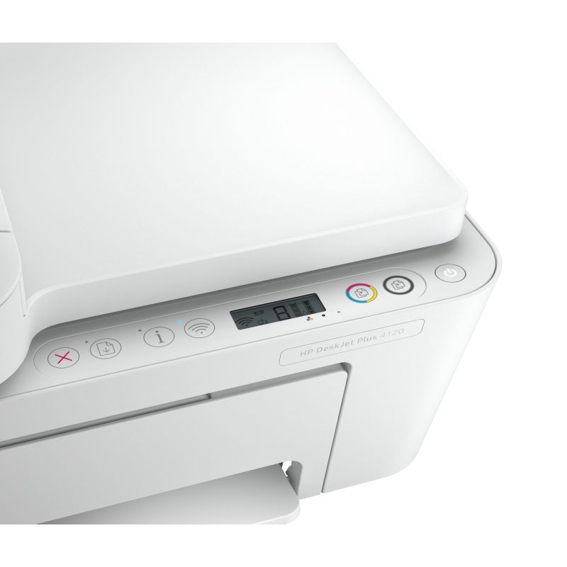 HP DeskJet Plus 4120 Sans fil All-in-One Couleur Imprimante, Instant Ink; copieur, scanner