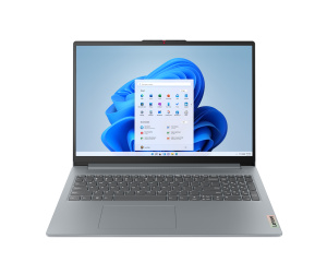 Lenovo IdeaPad Slim 3 16ABR8 AMD Ryzen™ 7 5825U Ordinateur portable 40,6 cm (16") WUXGA 16 Go DDR4-SDRAM 512 Go SSD Wi-Fi 6 (802.11ax) Windows 11 Home Français Gris