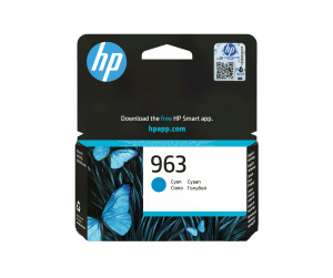 HP 963 Cartouche d'encre cyan authentique