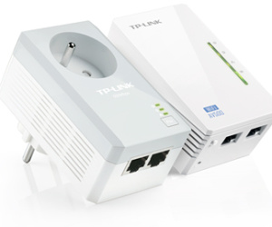 TP-Link TL-WPA4225 KIT Adaptateur réseau CPL 500 Mbit/s Ethernet/LAN Wifi Blanc 2 pièce(s)