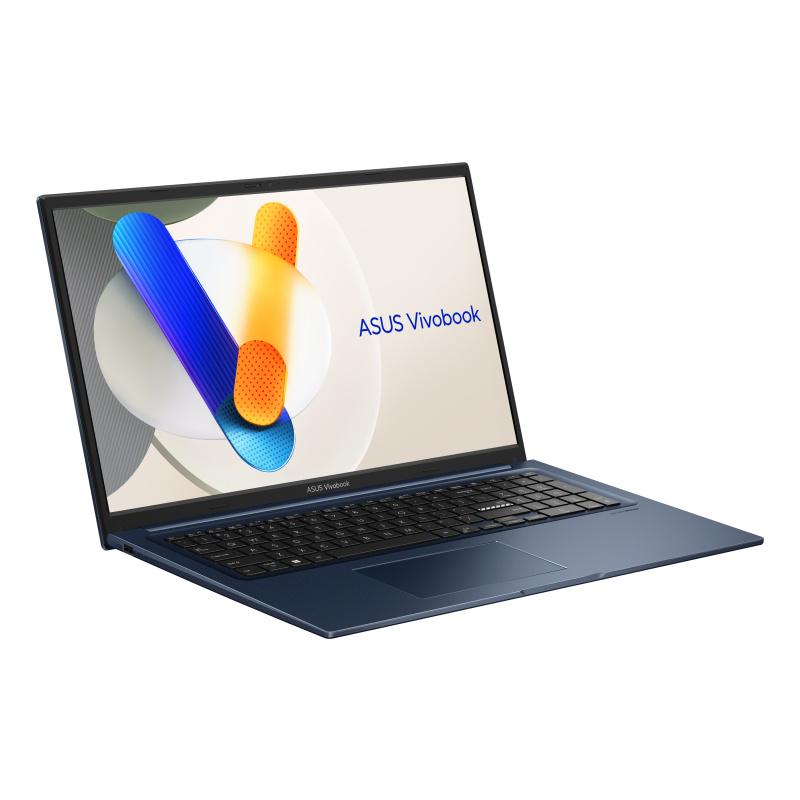 ASUS Vivobook 17 X1704VA-AU815W Intel Core 5 120U Ordinateur portable 43,9 cm (17.3") Full HD 16 Go DDR4-SDRAM 512 Go SSD Wi-Fi 6 (802.11ax) Windows 11 Home Bleu