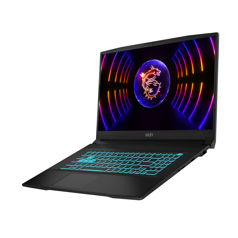 MSI Katana 17 B12VFK-048XFR Intel® Core™ i7 i7-12650H Ordinateur portable 43,9 cm (17.3") Full HD 16 Go DDR5-SDRAM 512 Go SSD NVIDIA GeForce RTX 4060 Wi-Fi 6 (802.11ax) DOS gratuit Noir