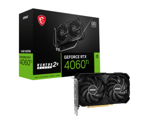 MSI VENTUS GEFORCE RTX 4060 TI 2X BLACK 16G OC carte graphique NVIDIA 16 Go GDDR6