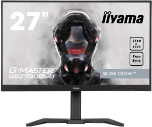 iiyama G-MASTER GB2730QSU-B5 écran plat de PC 68,6 cm (27") 2560 x 1440 pixels Wide Quad HD LED Noir