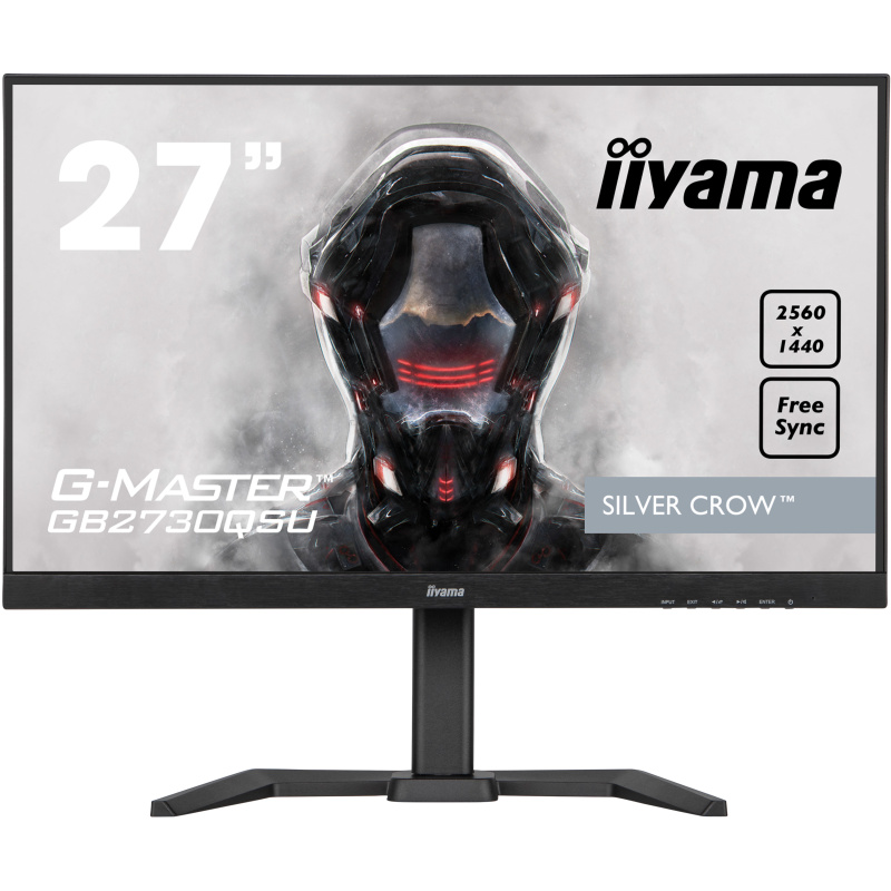 iiyama G-MASTER GB2730QSU-B5 écran plat de PC 68,6 cm (27") 2560 x 1440 pixels Wide Quad HD LED Noir