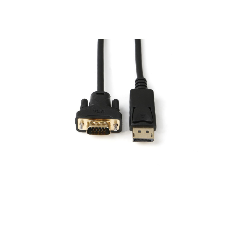 Microconnect DP-VGA-MM-200 câble vidéo et adaptateur 2 m DisplayPort VGA (D-Sub) Noir