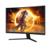 AOC G4 CQ32G4VE écran plat de PC 80 cm (31.5") 2560 x 1440 pixels Quad HD LCD Noir, Gris