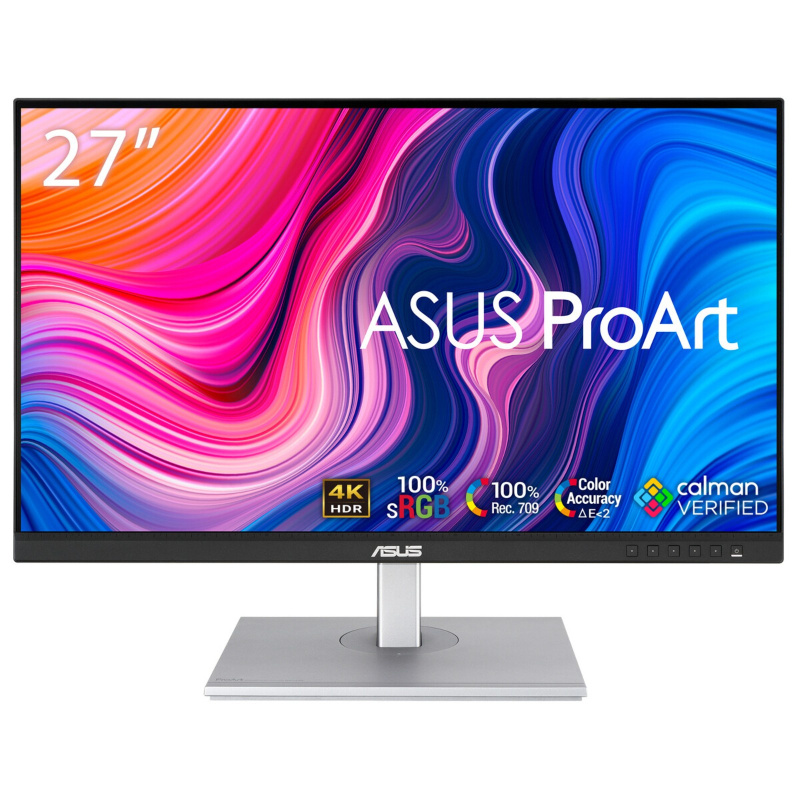 ASUS ProArt PA279CV écran plat de PC 68,6 cm (27") 3840 x 2160 pixels 4K Ultra HD LED Noir, Argent