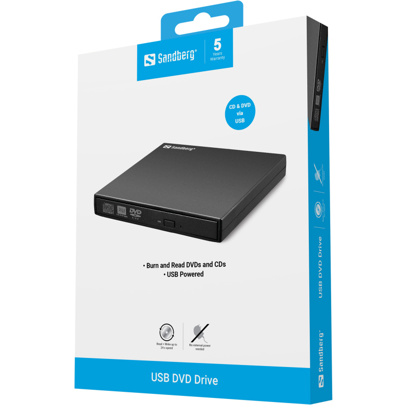 Sandberg USB Mini DVD Burner