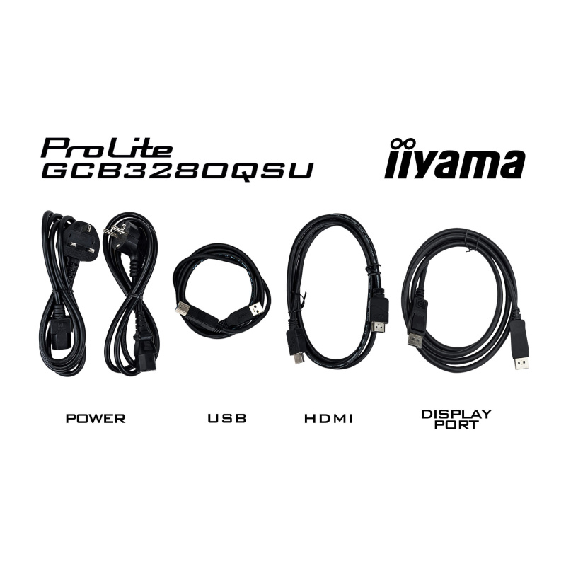 iiyama G-MASTER GCB3280QSU-B2 écran plat de PC 80 cm (31.5") 2560 x 1440 pixels Dual QHD LED Noir