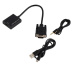 Microconnect MONGGHDMI câble vidéo et adaptateur 0,3 m HDMI Type A (Standard) VGA (D-Sub) Noir