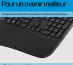 HP STORE 3PL clavier Bureau RF sans fil + Bluetooth Noir