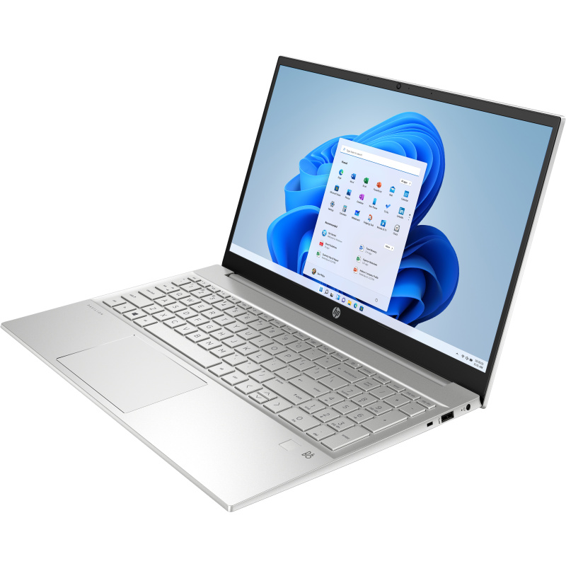 HP Pavilion 15-eh1045nf AMD Ryzen™ 7 5700U Ordinateur portable 39,6 cm (15.6") Full HD 16 Go DDR4-SDRAM 512 Go SSD Wi-Fi 6 (802.11ax) Windows 11 Home Argent