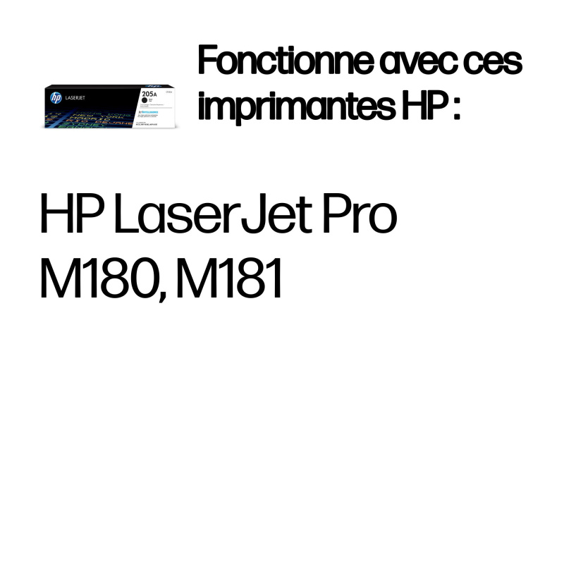 HP 205A toner LaserJet noir authentique