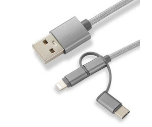 CoreParts MOBX-ACC-003 câble USB 1 m Micro-USB A Micro-USB B Gris