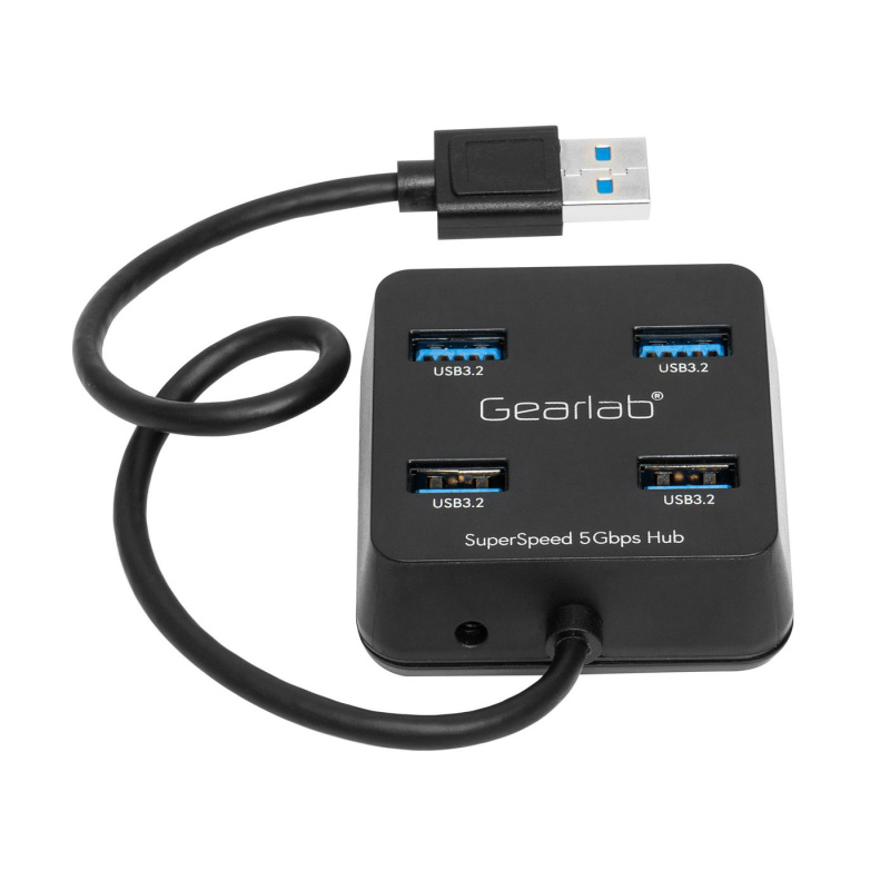 eSTUFF GLB235401 hub & concentrateur USB 3.2 Gen 1 (3.1 Gen 1) Type-A 5000 Mbit/s Noir