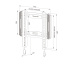 Neomounts WL30-550BL12 Support pour écran mural 24-65" - ultra-plat - installation facile
