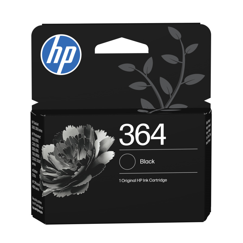 HP 364 pack de 4 cartouches d'encre noir/cyan/magenta/jaune authentiques