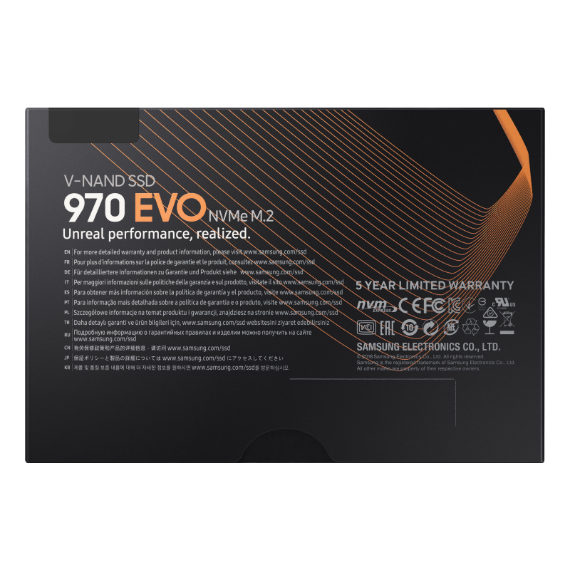Samsung 970 EVO 1 To M.2 PCI Express 3.0 NVMe V-NAND MLC
