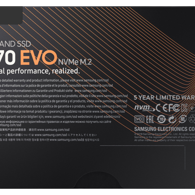 Samsung 970 EVO M.2 500 Go PCI Express 3.0 V-NAND MLC NVMe