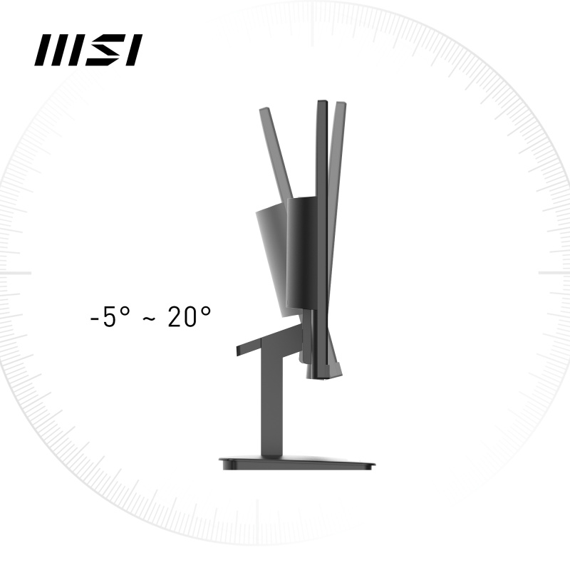 MSI Pro MP2412 écran plat de PC 60,5 cm (23.8") 1920 x 1080 pixels Full HD LCD Noir