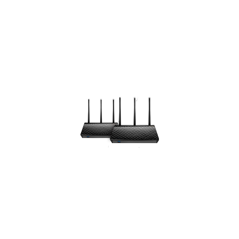 ASUS AiMesh AC1900 routeur sans fil Gigabit Ethernet Bi-bande (2,4 GHz / 5 GHz) Noir