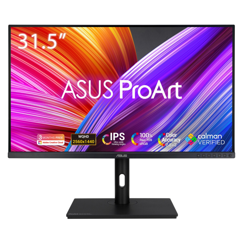 ASUS ProArt PA328QV écran plat de PC 80 cm (31.5") 2560 x 1440 pixels Quad HD LED Noir
