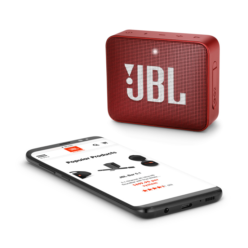 JBL GO 2 Enceinte portable stéréo Rouge 3 W