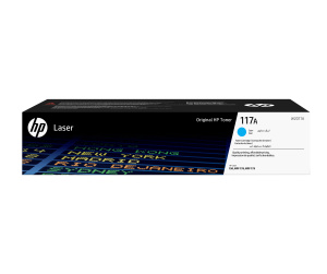 HP Cartouche de toner laser authentique 117A, cyan