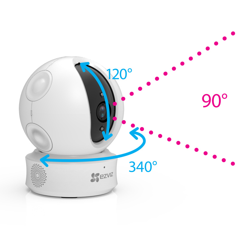 EZVIZ C6C FHD Dôme Caméra de sécurité IP Intérieure 1920 x 1080 pixels Au plafond/à poser