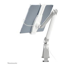 Neomounts TABLET-D100SILVER Porte-tablette à pince pour bureau 4.7-12.9" - universel - orientable