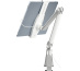 Neomounts TABLET-D100SILVER Porte-tablette à pince pour bureau 4.7-12.9" - universel - orientable