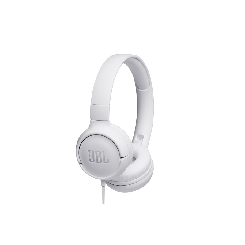 JBL Tune 500 Écouteurs Avec fil Arceau Musique Blanc