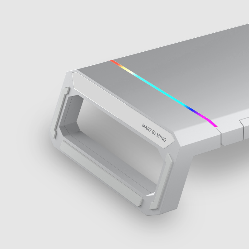 Mars Gaming MGSONEW support d'écran plat pour bureau Blanc