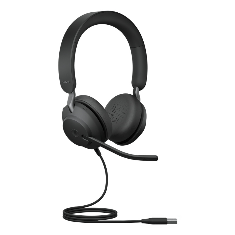 Jabra Evolve2 40 SE Casque Avec fil Arceau Appels/Musique USB Type-C / USB Type-A Noir