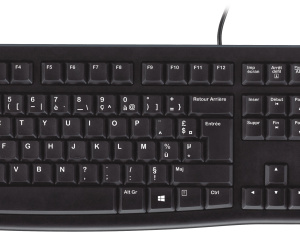 Logitech Keyboard K120 for Business clavier USB AZERTY Français Noir