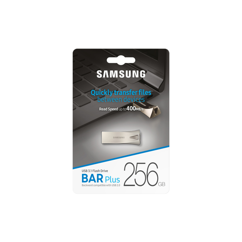 Samsung MUF-256BE lecteur USB flash 256 Go USB Type-A 3.2 Gen 1 (3.1 Gen 1) Argent