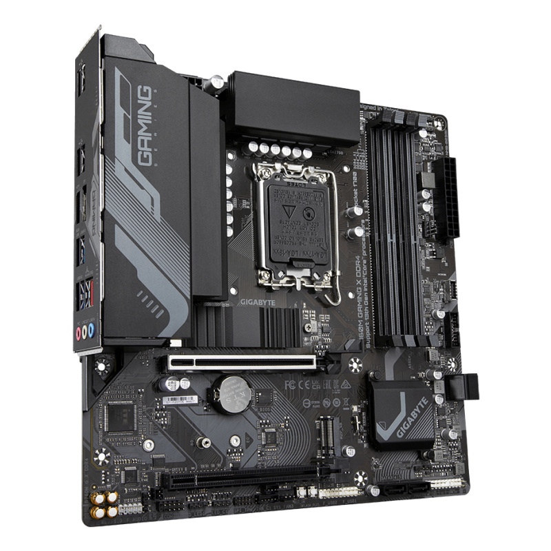 GIGABYTE B760M GAMING X DDR4 Carte mère - Prend en charge les processeurs Intel Core de 14e génération, VRM numérique 8+1+1 phases, jusqu'à 5333MHz DDR4 (OC), 2xPCIe 4.0 M.2, LAN 2.5GbE, USB 3.2 Gen2