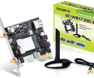 Gigabyte GC-WB1733D-I carte réseau Interne WLAN / Bluetooth 1733 Mbit/s