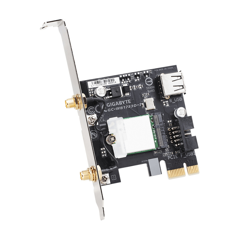 Gigabyte GC-WB1733D-I carte réseau Interne WLAN / Bluetooth 1733 Mbit/s
