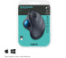 Logitech TRACKMAN Wireless Trackball M570 souris Droitier RF sans fil Laser