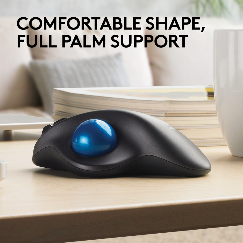 Logitech TRACKMAN Wireless Trackball M570 souris Droitier RF sans fil Laser