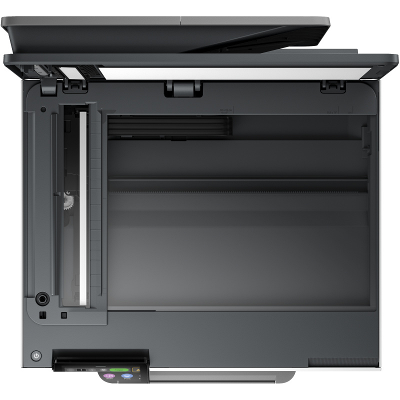 HP OfficeJet Pro 9130 All-in-One Printer, Couleur, Imprimante pour Petites/moyennes entreprises, Impression, copie, scan, fax, Wireless; Automatic document feeder; Two-sided printing; Two-sided scanning; Fax; Front USB flash drive port; Touchscreen