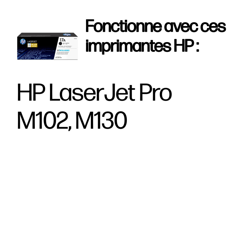HP 17A Toner LaserJet noir authentique