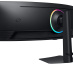 Samsung G95C écran plat de PC 124,5 cm (49") 5120 x 1440 pixels Dual QHD LED Noir